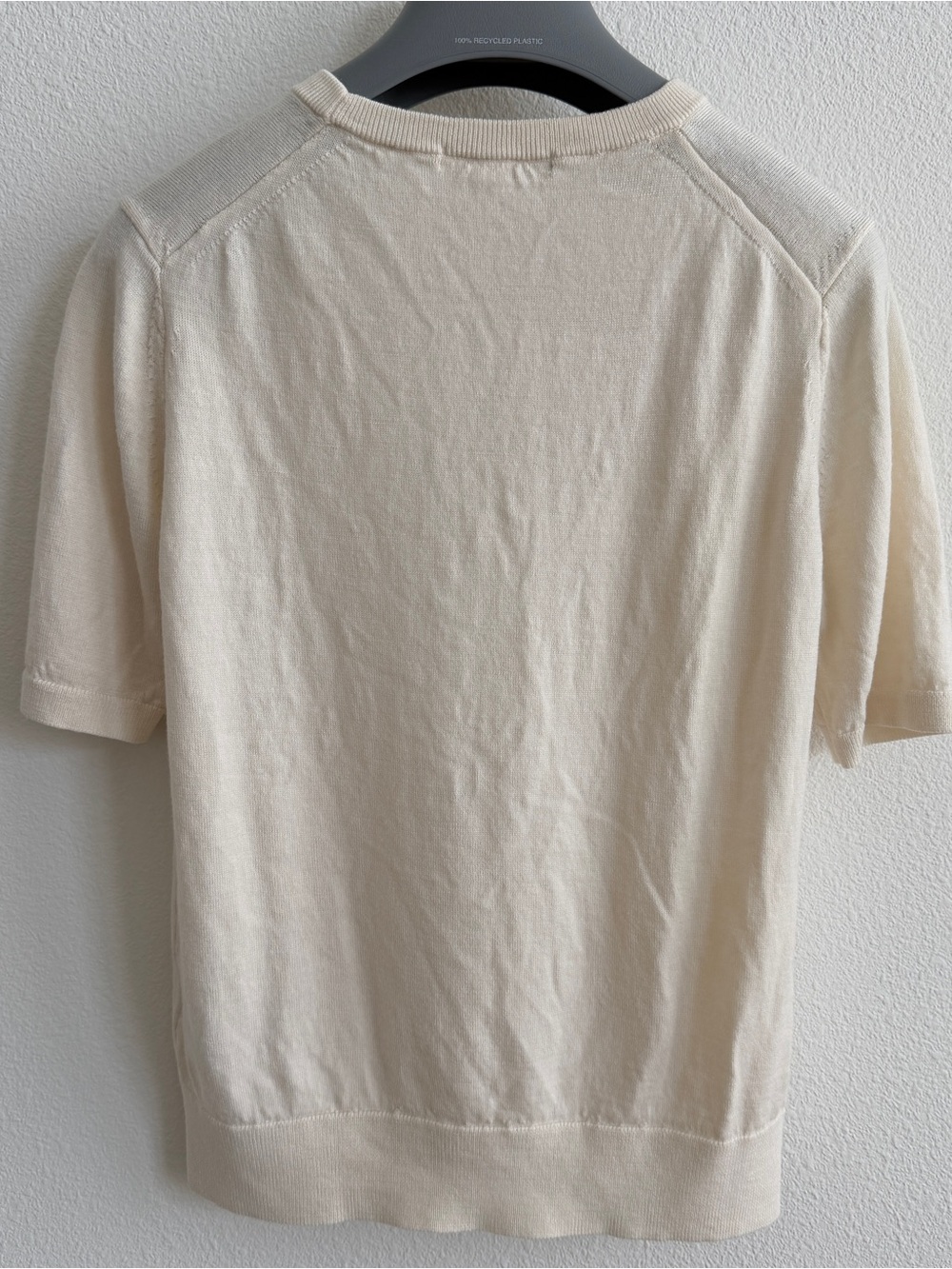 UNIQLO 100% Wool Short Sleeve Knit Top - Picture 3 of 5